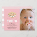 Search for smores birthday invitations Marshmallow