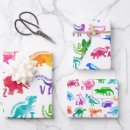 Search for dino wrapping paper Watercolor