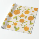 Search for orange fruit wrapping paper Pattern