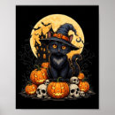 Search for black cat halloween posters Skeleton dance