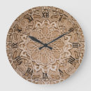 Search for carved wood clocks Floral