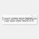 Search for enjoy bumper stickers Suffer