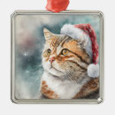 Search for santa face christmas tree decorations Watercolor