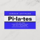 Search for pilates business cards White