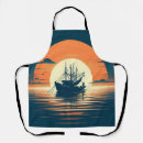 Search for vintage nautical aprons Ocean