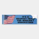 Search for respect bumper stickers Democrat
