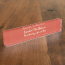 Search for orange name plates Professional