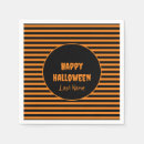 Search for black and white stripes napkins Halloween