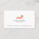 Search for dachshund dog business cards Animals