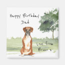 Search for boxer dog magnets Dad