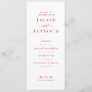 Search for coral wedding programs Minimalist