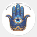 Search for hamsa hand stickers Blue
