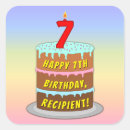 Search for 7th birthday stickers Fun