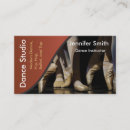 Search for dance studio business cards Ballerina