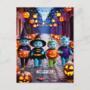 Search for alien postcards Halloween