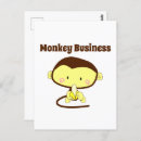Search for funny monkey postcards Cartoon