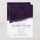 Search for plum and gold wedding invitations Simple