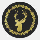 Search for christmas deer stickers Gold