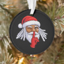 Search for african american santa claus christmas decor Red