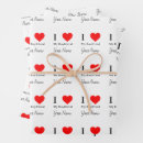 Search for boyfriend wrapping paper Heart