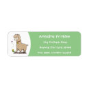 Search for cute llama return address labels Animal