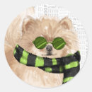 Search for pomeranian dog stickers Pom pom