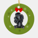 Search for standard poodle christmas tree decorations Cute