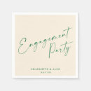 Search for engagement party napkins Elegant