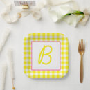 Search for buffalo plaid paper plates Monogrammed
