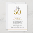 Search for fun 50th birthday invitations Modern