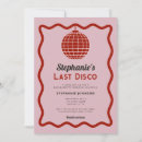 Search for pink disco invitations Minimalist