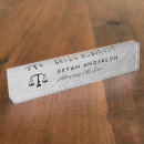 Search for judge name plates Scales of justice