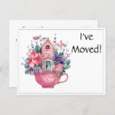Search for pink houses postcards Illustration