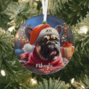 Search for bulldog christmas tree decorations Funny