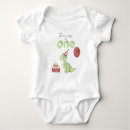 Search for dinosaur first birthday baby clothes Dino party