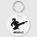 Search for martial arts karate girl key rings Taekwondo
