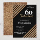 Search for 60 and fabulous sixty years invitations Elegant