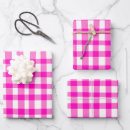 Search for pink plaid wrapping paper Retro