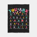 Search for alphabet blankets Back to school