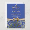 Search for royal blue gold baby shower invitations Bow
