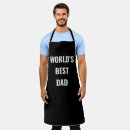 Search for worlds best dad aprons Daddy