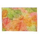 Search for autumn leaves pillowcases Watercolor