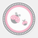 Search for pink chevron baby shower stickers Girl