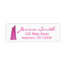 Search for bridesmaid return address labels Pink