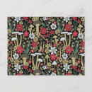 Search for red mushrooms postcards Botanical