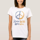 Search for peace sign tshirts Ukraine