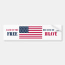 Search for brave bumper stickers Flag
