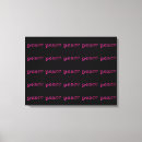 Search for peace canvas prints Black