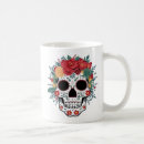 Search for floral sugar skulls mugs Halloween