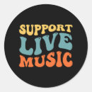 Search for live music stickers Band